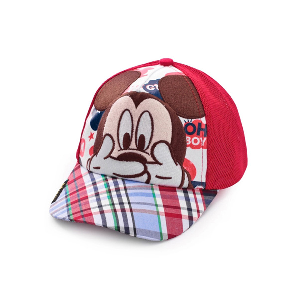 Flat Embroidery Mickey Mouse Baby Hat