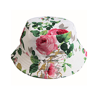 Beach Floral Flower Bucket Hat