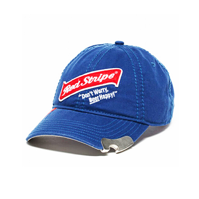 Thick Stitch Blue Bottle Opener Hat 