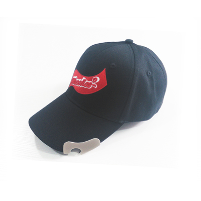 Beer Bottle Opener Black Baseball Hat