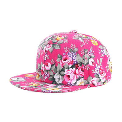 Womens Designer Floral Snapback Hats